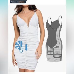Popilush White Bodycon Dress